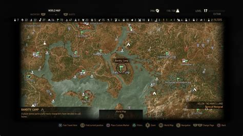 witcher 3 bandits|witcher bandit camp map.